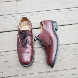 Vintage 70s Mason Shoes Leather Classics Oxblood Burgundy Lace-up‎ Oxfords 9 EE